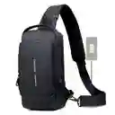 Mochila Morral Bolso Con Puerto Usb Impermeable Anti Robo