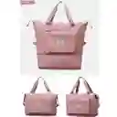 Bolso Plegable, Impermeable Y Espacioso Compañero De Viaje Ideal Rosa