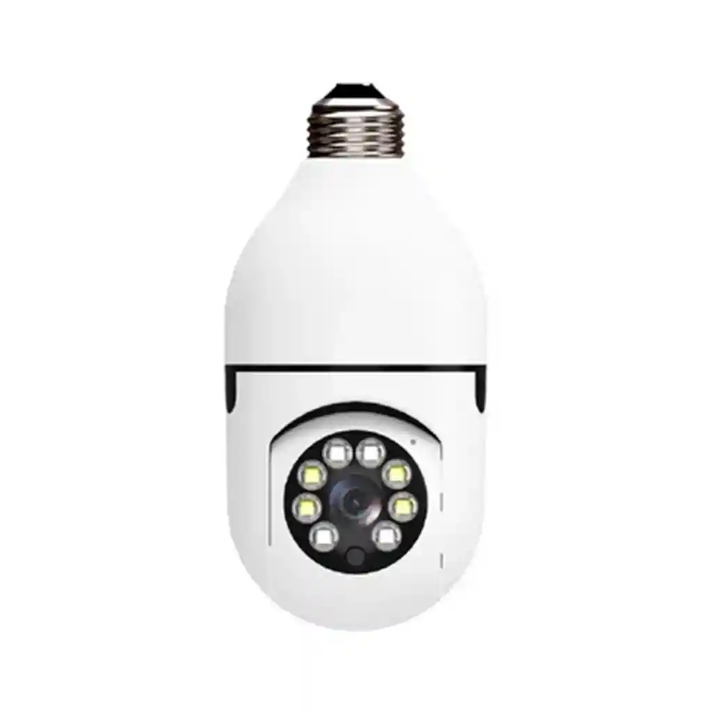 Camara Ip De Seguridad Ampolleta Motorizada 360° 27 Socket