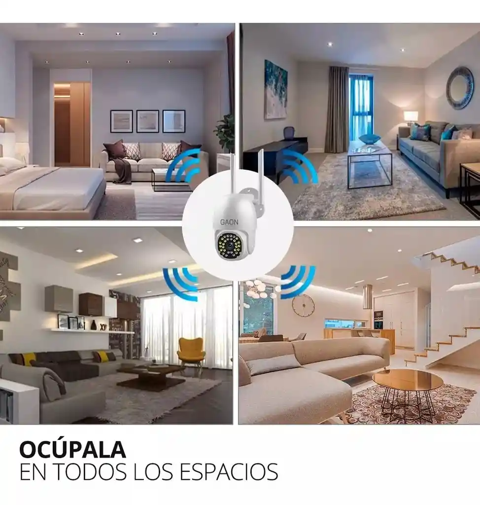 Cámara Seguridad Lylu Wifi 360 Micrófono Y Altavoz 2mp 1080