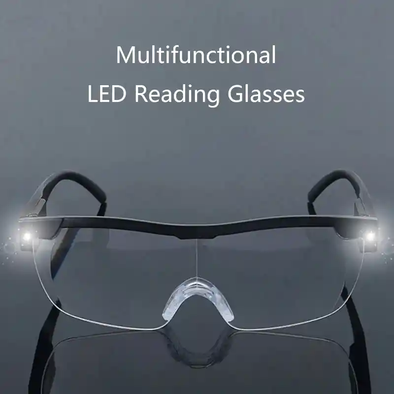 Gafas De Lectura Lupa Y Luz Fk23d-60