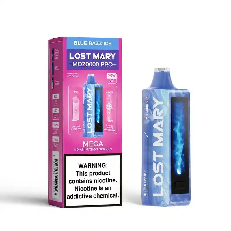 Lost Mary Pro Mo 20.000 Puffs, Blue Razz Ice 5%