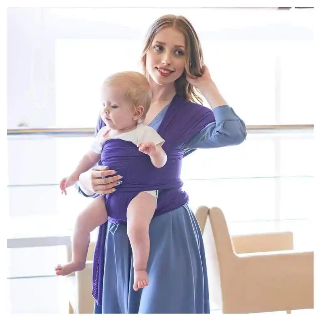 Fular Cargador Elástico Para Bebe Baby On Wrap En Malla