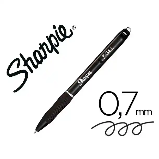 Boligrafo Sharpie Retrac Gel 07 Bulk