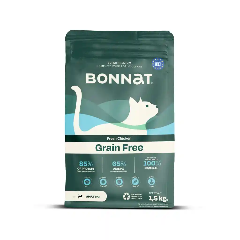 Bonnat Grain Free Feline Adult - Chicken 1.5 Kg