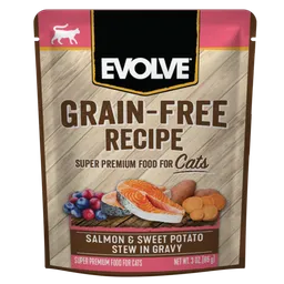 Evolve Grain Free Pouch Cat Salmon Y Patatas