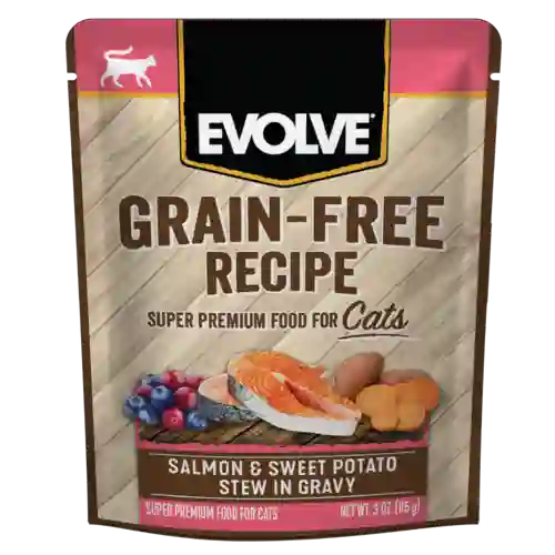 Evolve Grain Free Pouch Cat Salmon Y Patatas