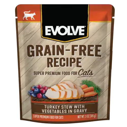 Evolve Grain Free Pouch Cat Pavo Vegetales