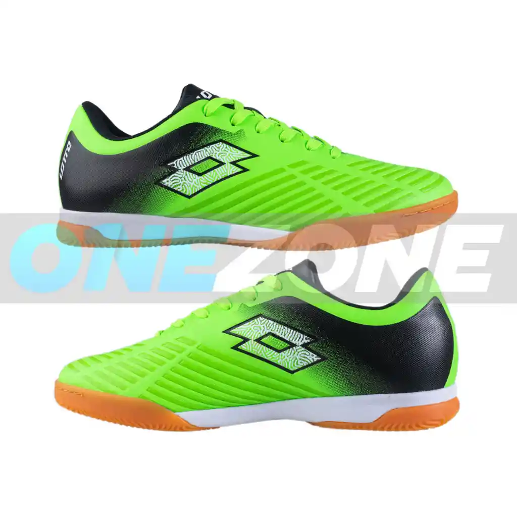 Zapatilla Lisa De Goma Fútbol Adulto Lotto Dejong-h3 Talla: 7/ Verde