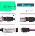 Cinta Led Multicolor Rgb Luz 10mts Con Bluetooth App Movil Con Control 24v One Pixel By 52 Bits