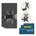 Brazo Soporte Doble Para 2 Monitores One Pixel Base Escritorio Color Negro