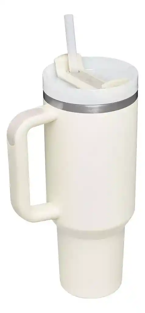 Termo Frio Calor Stanley Gener Adventure Quencher 40 Onzas 1.18 Ltrs. Color Crema