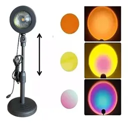 Lámpara Luz Led Proyectora Atardecer Decorativa Profesional