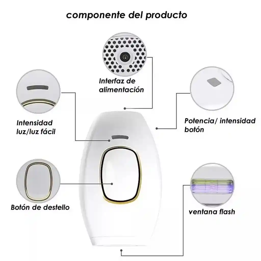 Depiladora Ipl Hair Maquina Depilación Laser Ipl 110v