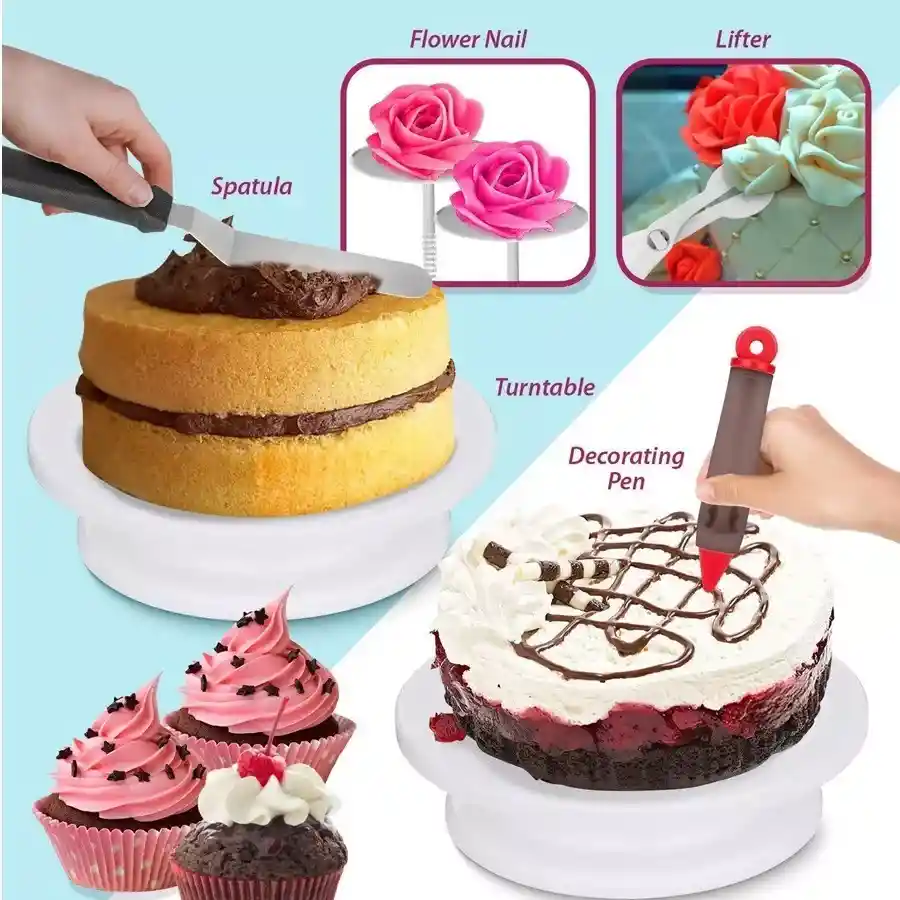 Kit Pastelería Decoración Tortas Ponques Pasteles Juego X137