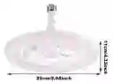 Bombillo Ventilador Led Humificador Aromaterapia + Control