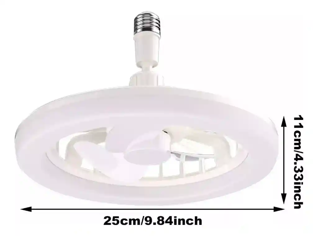Bombillo Ventilador Led Humificador Aromaterapia + Control