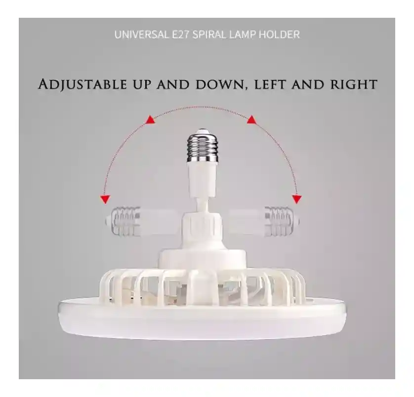 Bombillo Ventilador Led Humificador Aromaterapia + Control