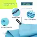 Toalla Microfibra Deportiva X 3 One Pixel (40x40 + 80x40 + 155x85) Color Azul Claro