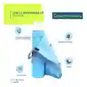 Toalla Microfibra Deportiva X 3 One Pixel (40x40 + 80x40 + 155x85) Color Azul Claro