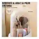 Porta Brochas De Maquillaje Con Tapa Maquillaje Giratorio