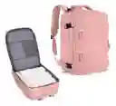 Maleta De Mano Para Cabina Viaje Y Ordenador Usb Impermeable Color Rosa