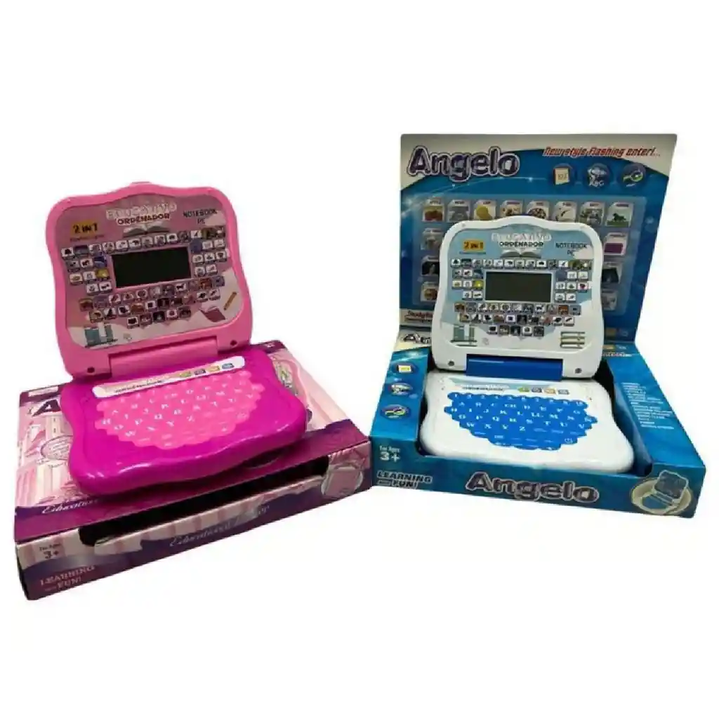 Computador Didáctico Para Niños Color Azul