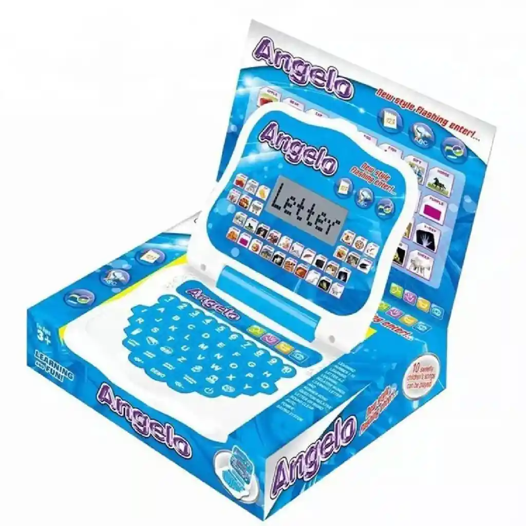 Computador Didáctico Para Niños Color Azul