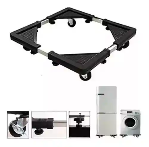 Base Móvil Con Ruedas Para Nevera Lavadora Nevera Soporte Hasta 120 Kg