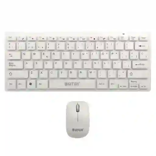 Kit Mini Teclado Inalámbrico Español Ñ + Mouse + Forro Batri Ti01