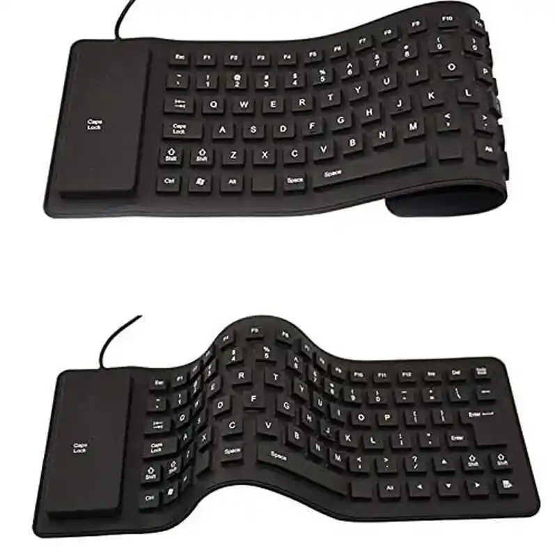 Teclado Flexible De Silicona Fk22b-132