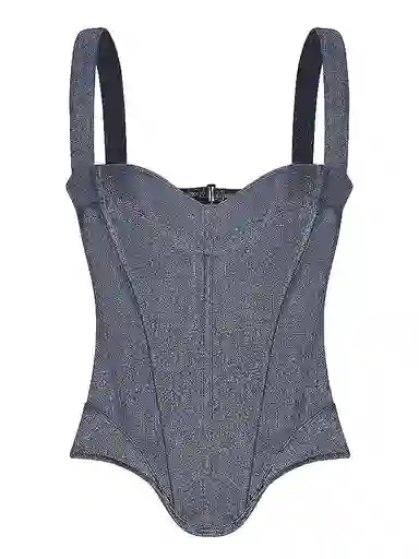 Corset Caetana Blu L