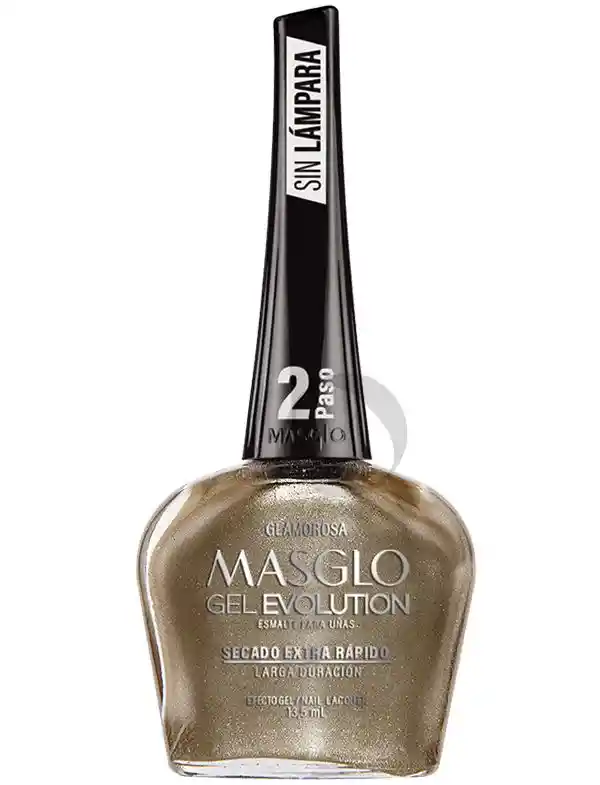 Esmalte Gel Evolution Masglo Marron Glamorosa - Esmalte Gel Evolution Efecto Gel Masglo 13,5 Ml