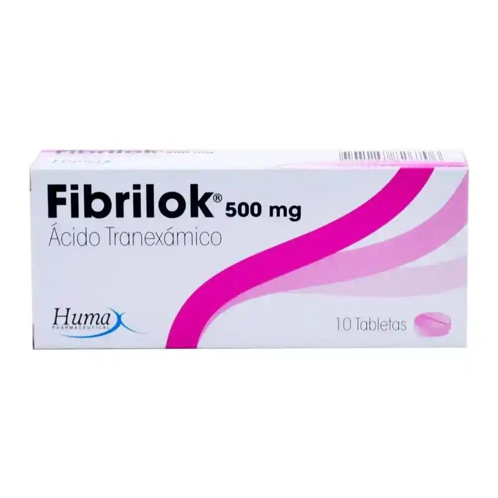 Acido Tranexamico 500mg Caja X 10 Tabletas