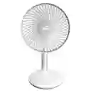 Ventilador De Mesa Kalley K-vm6b Recargable Blanco