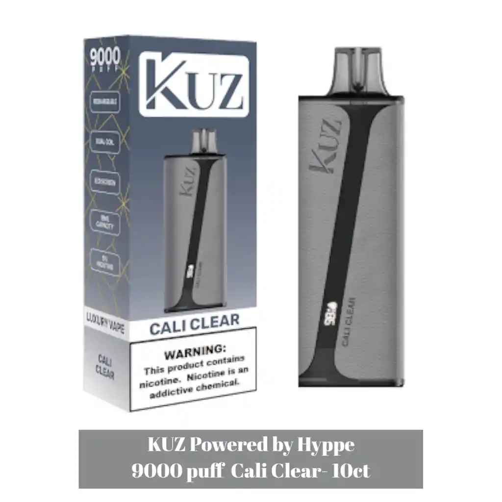 Kuz Vape Cali Clear 9000 Puff