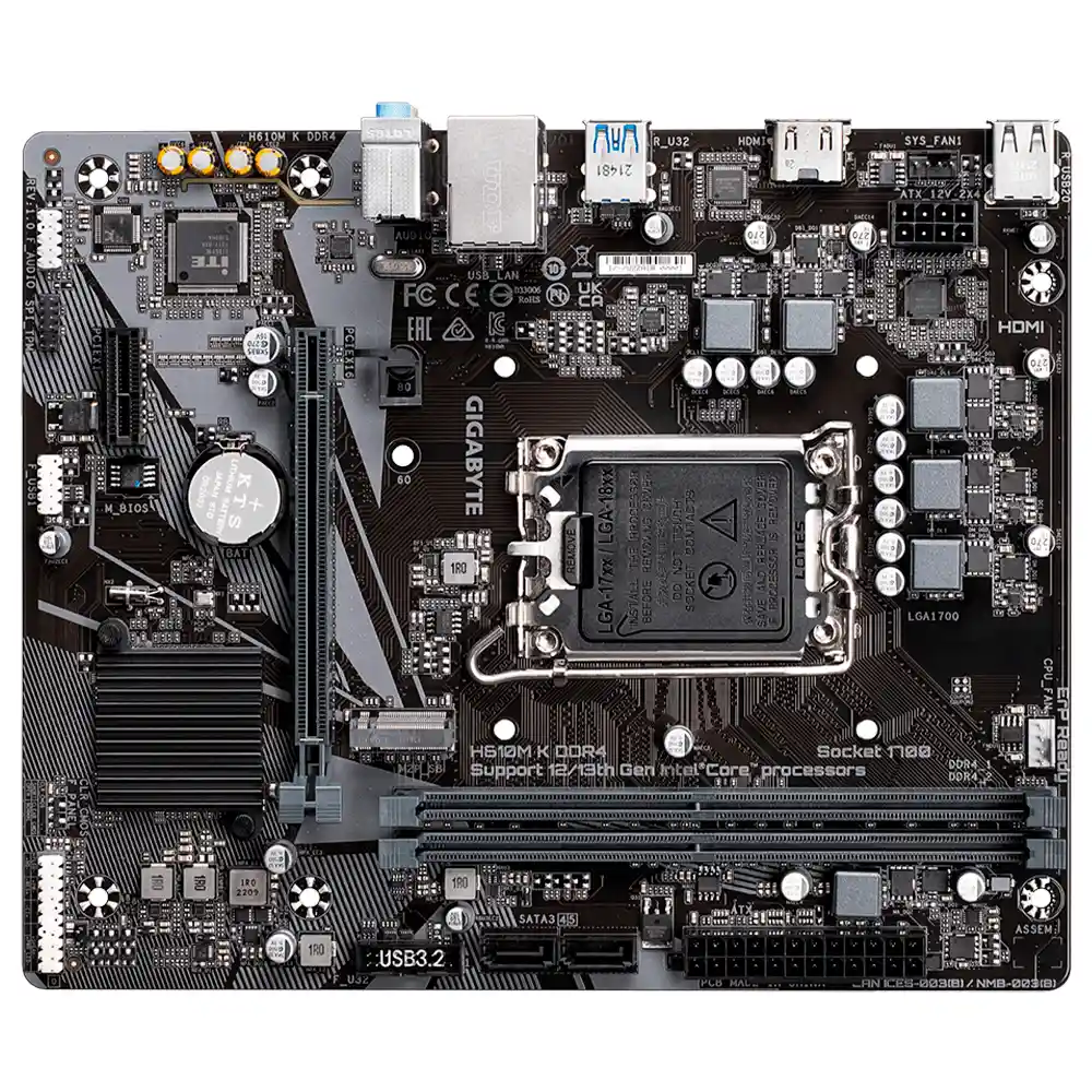 Board Gigabyte H610m K Ddr4 (socket 1700)