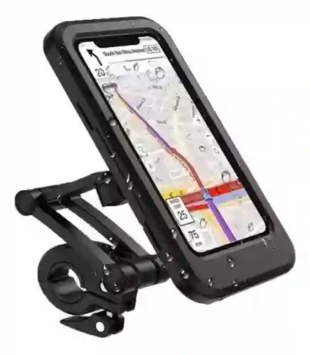 Soporte Porta Celular Impermeable Para Moto Y Bici Magnetico