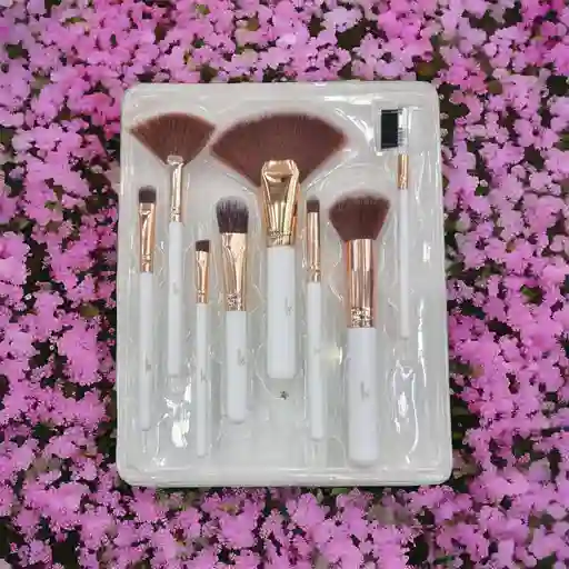 Juego De Brochas De Maquillaje X 8