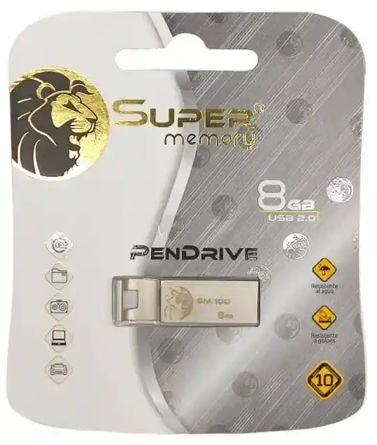 Memoria Usb De 8 Gb Super Memory