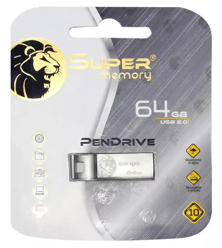 Memoria Usb De 64 Gb Super Memory