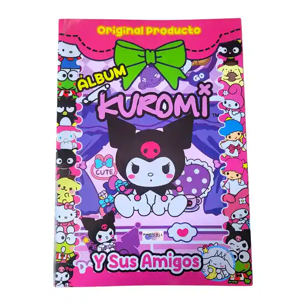 Álbum + 120 Láminas Autoadhesivas Kuromi Y Sus Amigos