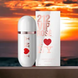 Perfume 212 Vip Rose I Love Ny De Carolina Herrera Para Dama X 80 Ml Aaa