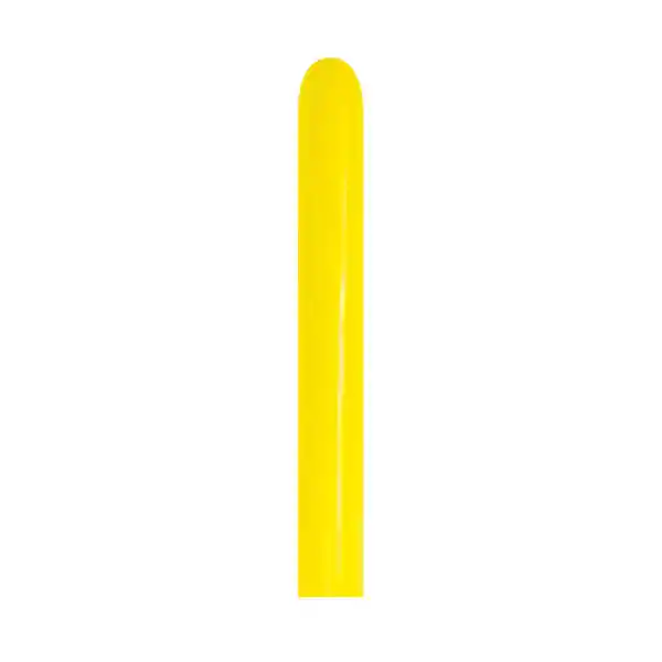 Globos Amarillo Fashion Tubito 260 X 50 Unidades Sempertex