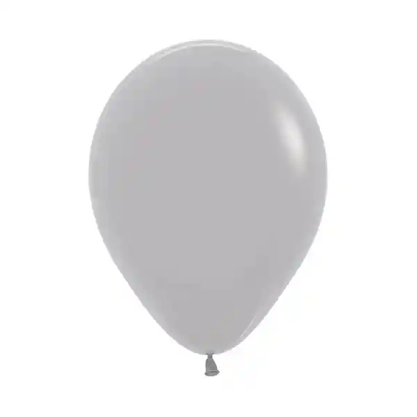 Globos Gris Fashion R12 X 50 Unidades Sempertex