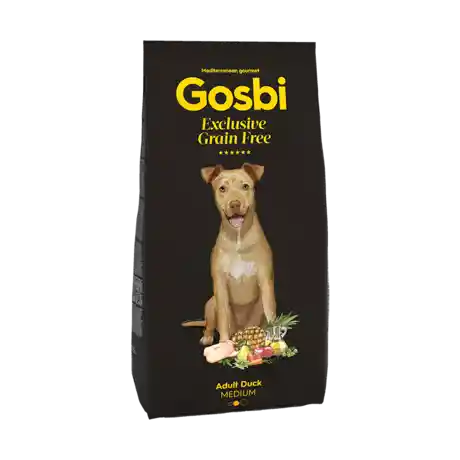 Gosbi Exclusive Grain Free Adult Duck Medium 500g	