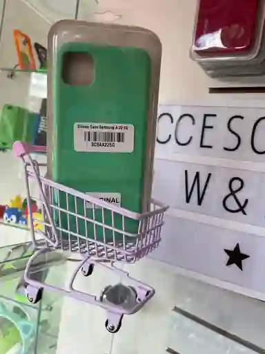 Silicon Case Samsung Galaxy A22-5g/verde