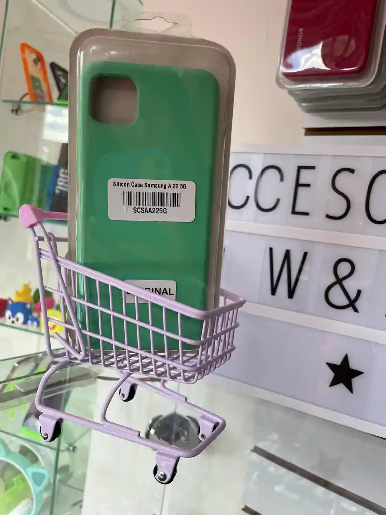 Silicon Case Samsung Galaxy A22-5g/verde