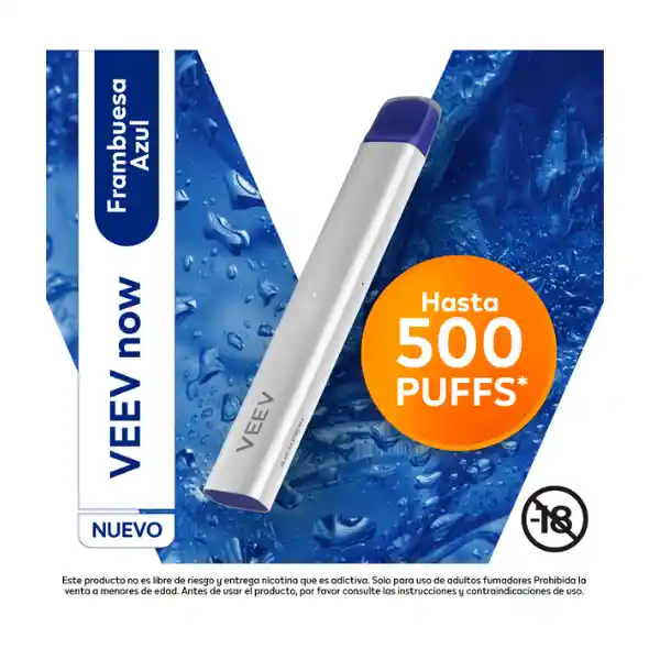 Veev Now 500 Puffs Frambuesa