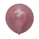 Globos Reflex Esfera R24 X 3 Unidades Color Rosado Sempertex